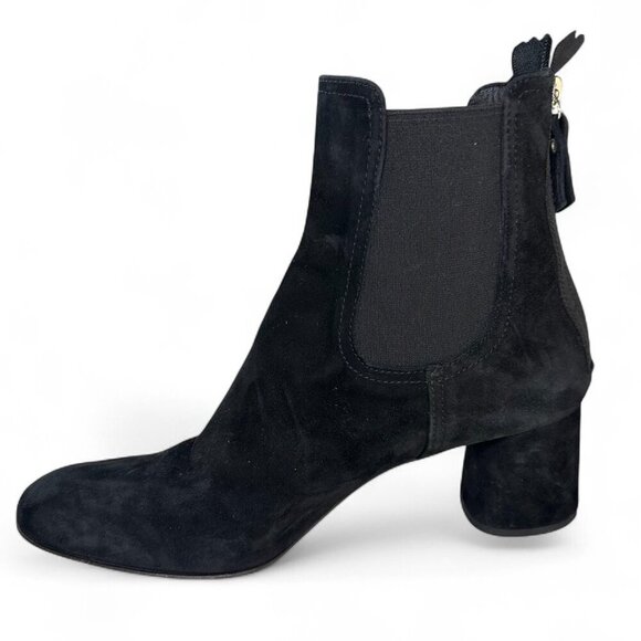 AGL Women's Lisette Almond Toe Mid Heel Stretch Booties EU 38.5 Black - Picture 11 of 16